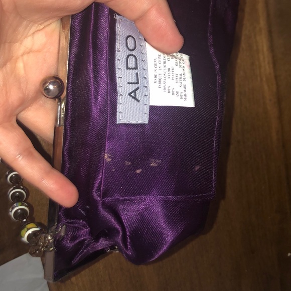 Vintage Aldo beaded evening purse. - Picture 9 of 10